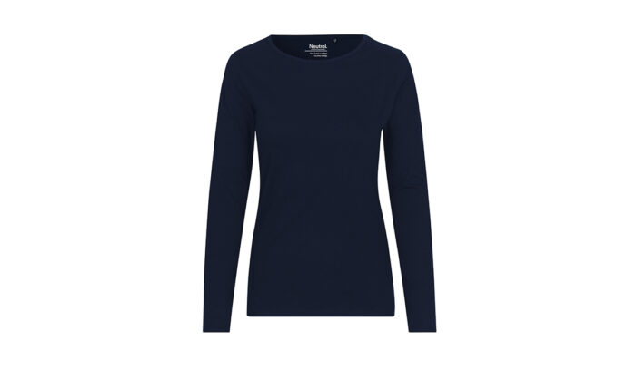Bio Cotton Langarm Shirt – navy – Gr.XL