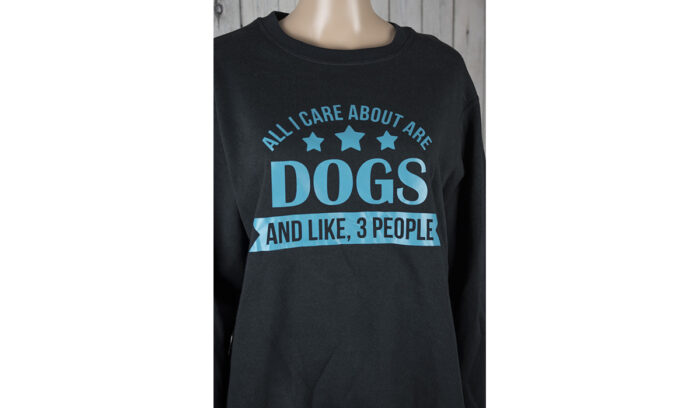 Unisex Sweater – All i care about – Gr. XL