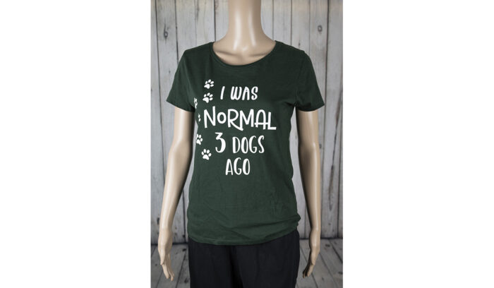 Damen Shirt – I was normal 3 Dogs ago – Gr.M