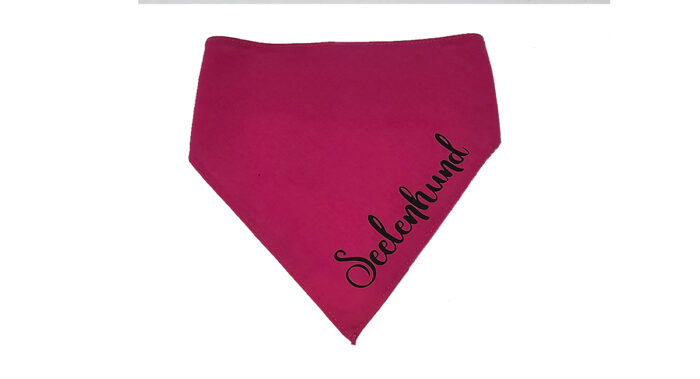 Bandana – Seelenhund – pink – 30-32cm