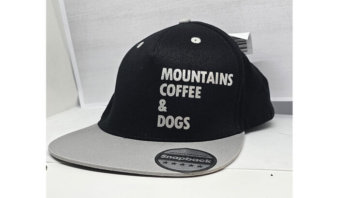 Snapback Cap – Mountains, Coffee